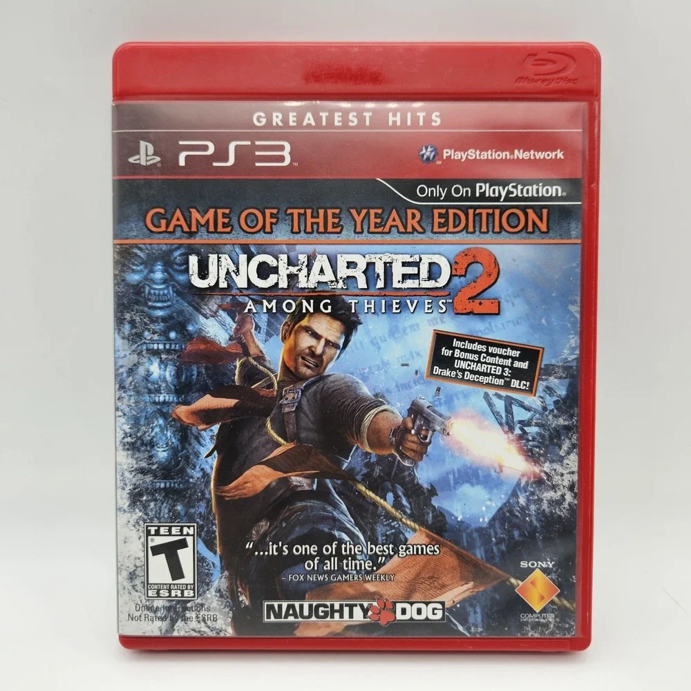 PS3 Uncharted 2 and 3 GH, Infamous, Destiny Playstation 3 Game Bundle Lot of 4